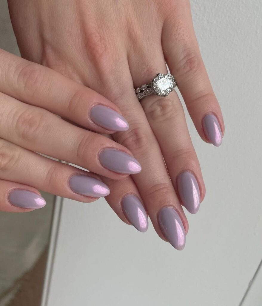 light purple nails