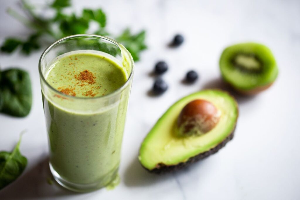 a green veggie smoothie